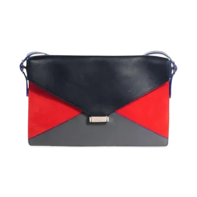CELINE Diamond Clutch Shoulder Bag "Multi"
