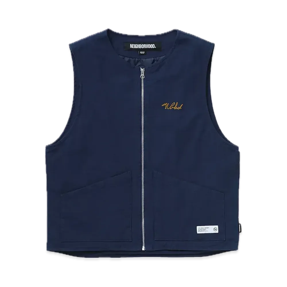 NEIGHBORHOOD Padded Work Vest "Navy"