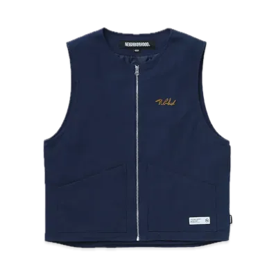 NEIGHBORHOOD Padded Work Vest "Navy"