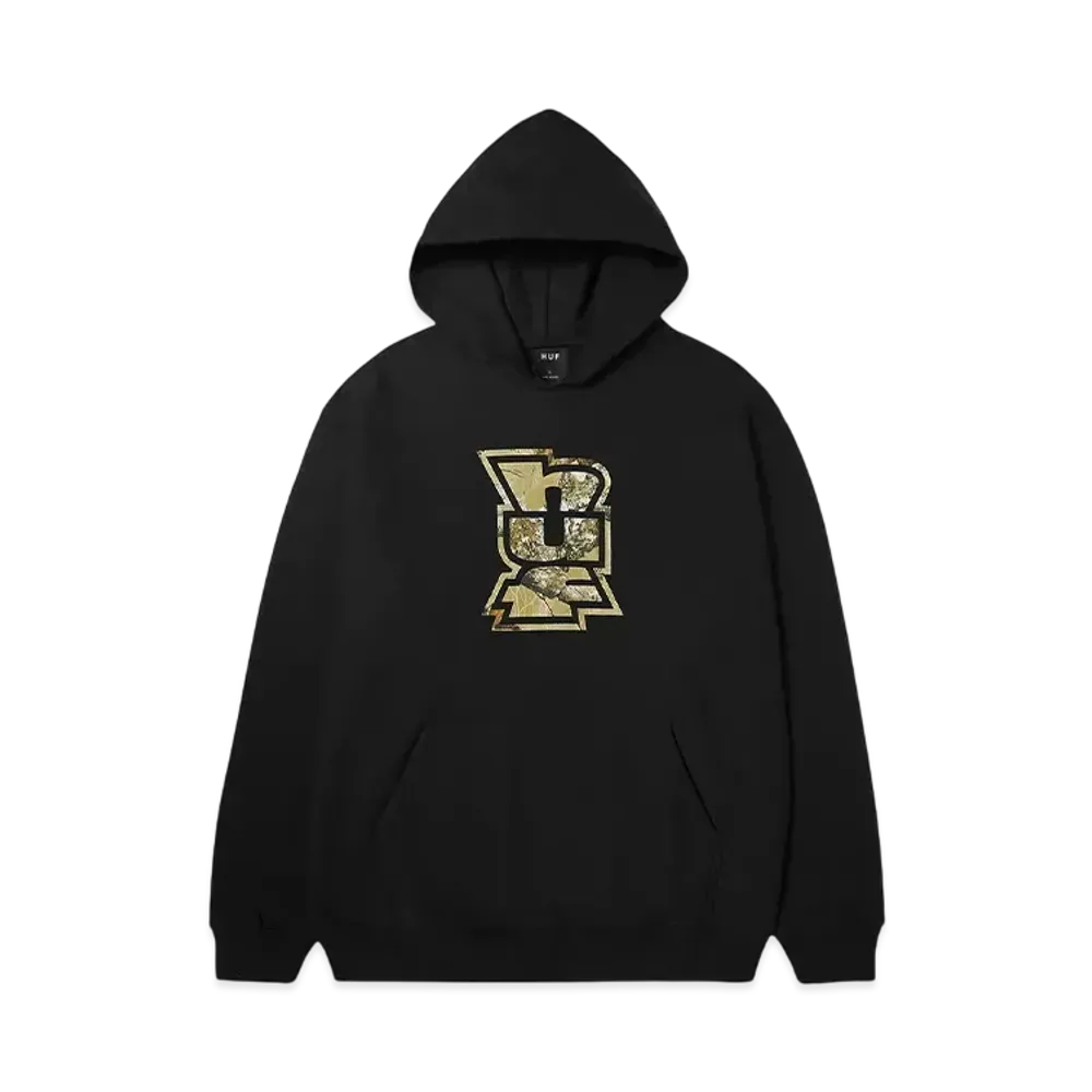 HUF x REALTREE Megablast Hoodie "Black"