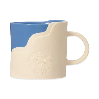 STARBUCKS Seaside Getaway Mugsy Side 414ml "Beige/Blue"