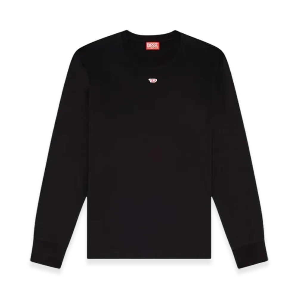 Diesel T-Just-LS-D Long Sleevesregular Fiticonic Logo "Black"