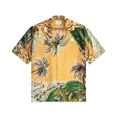 RHUDE Palmina Silk Shirt "Multi"