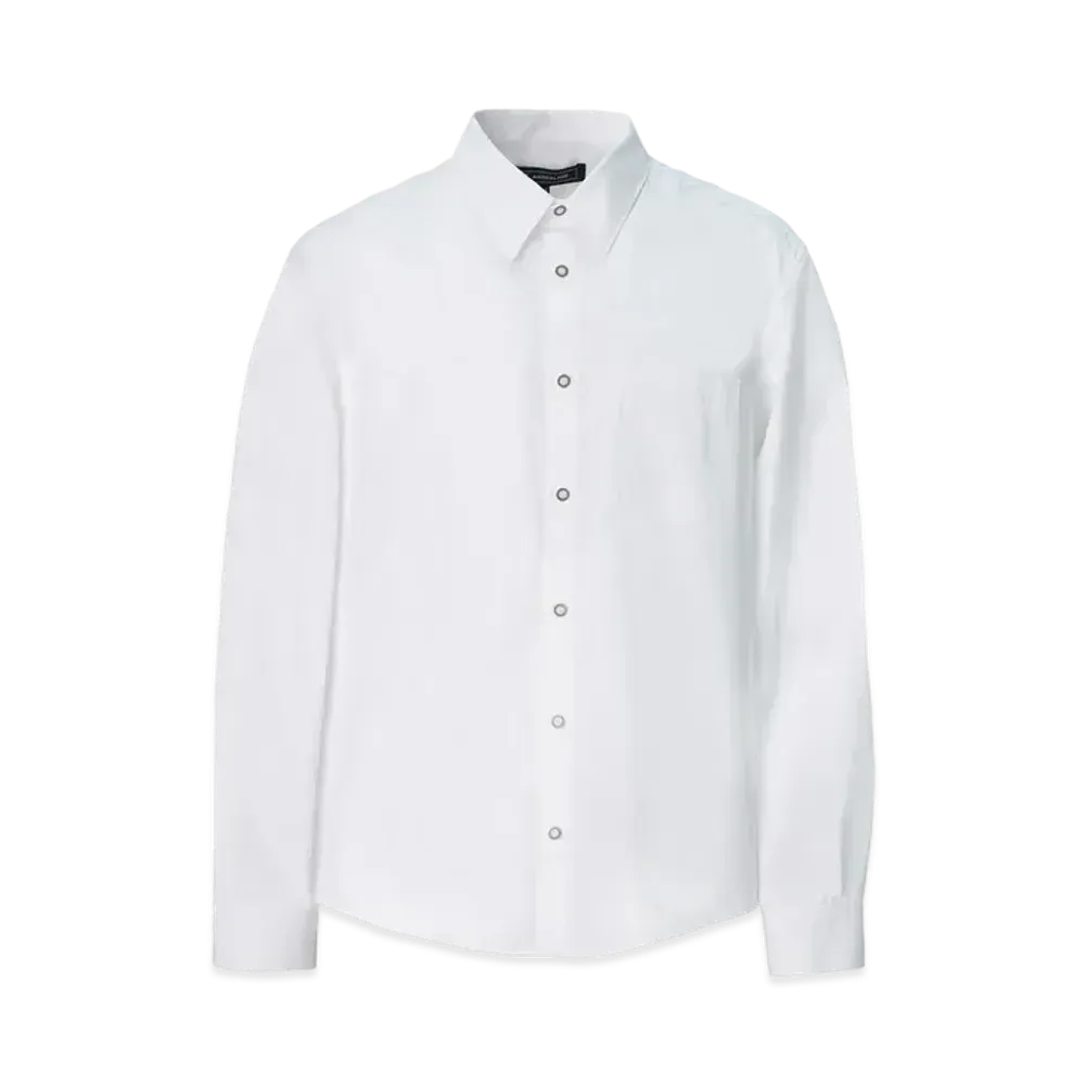 ANREALAGE Yoke Patchwork Shirt "White"