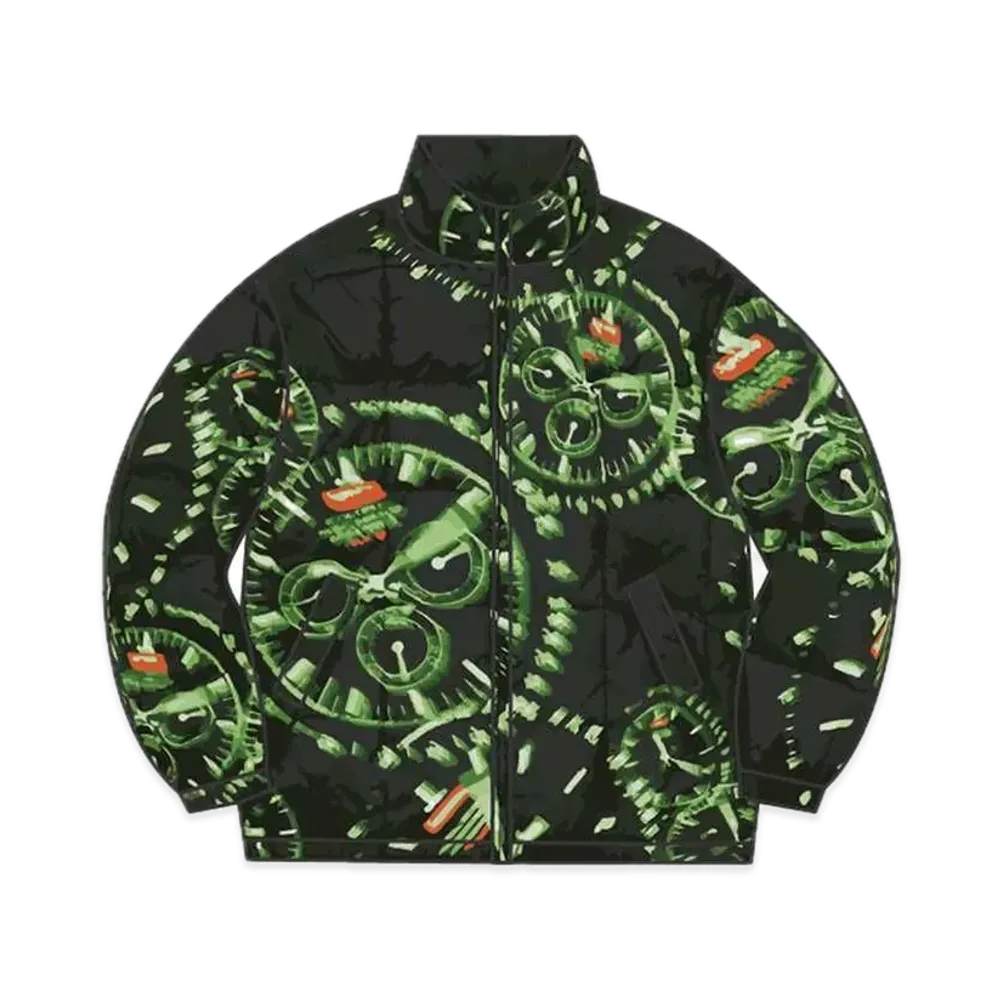 Supreme Watches Reversible Puffy Jacket "Black"