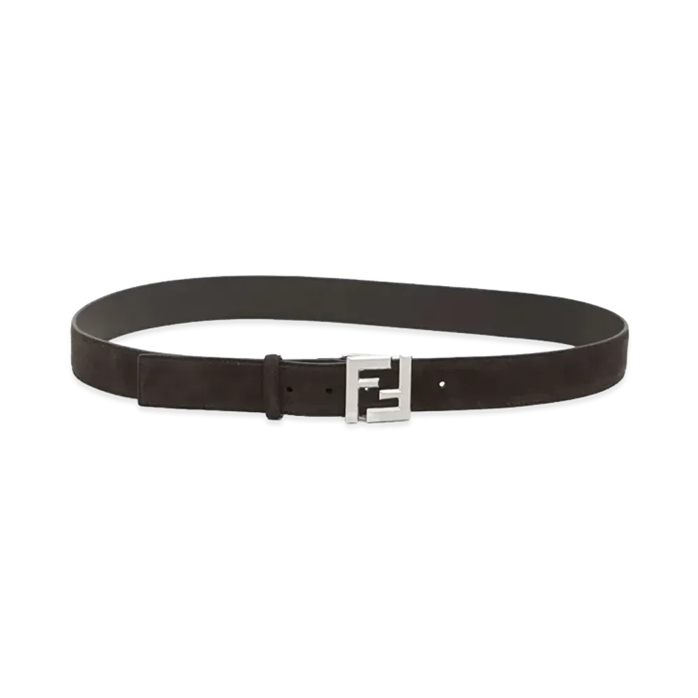FENDI Squared FF Belt "Brown"