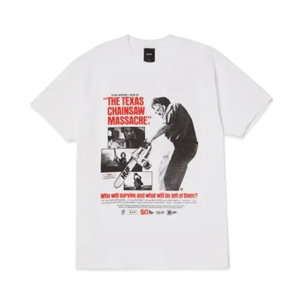 HUF x Texas Chainsaw Massacre Box Office Tee "White"