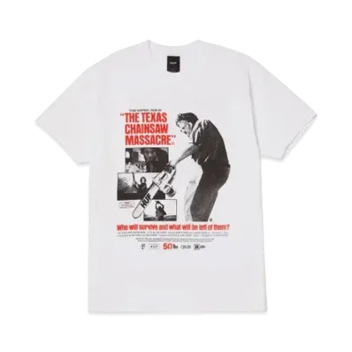 HUF x Texas Chainsaw Massacre Box Office Tee "White"