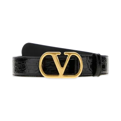 Valentino Leather Belt "Black"