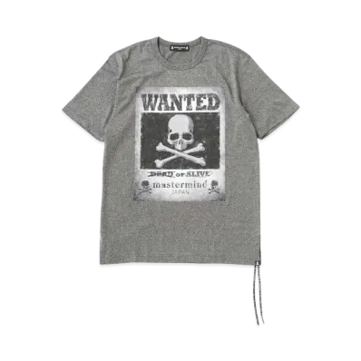 mastermind JAPAN Wanted Tee "Top Gray"