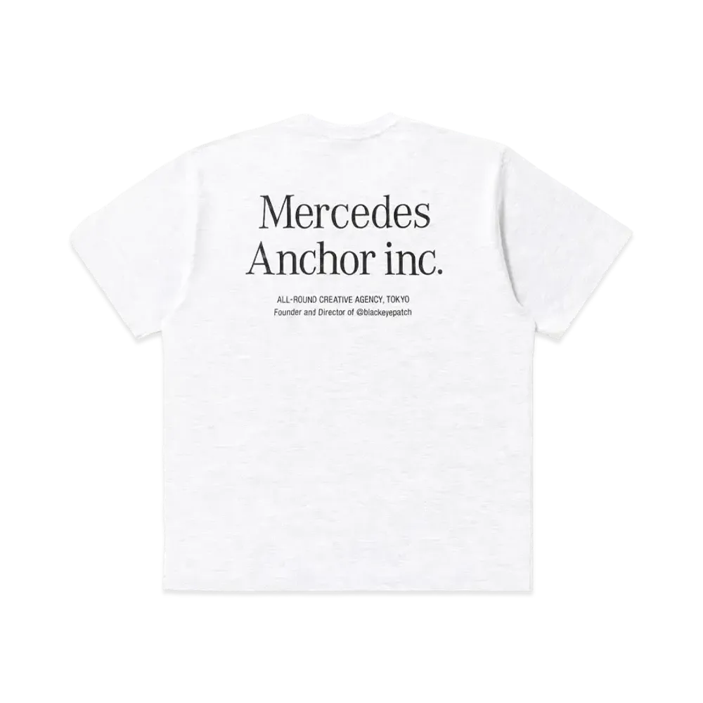 Mercedes Anchor Inc. Pocket Tee "Light Grey"