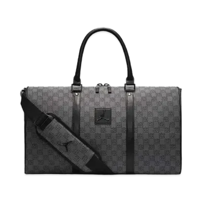 Nike Jordan Brand Monogram Duffle Bag (25L) "Dark Smoke Grey"