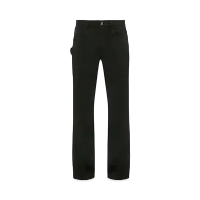JW ANDERSON 5-Pocket Workwear Chino Trousers "Black"