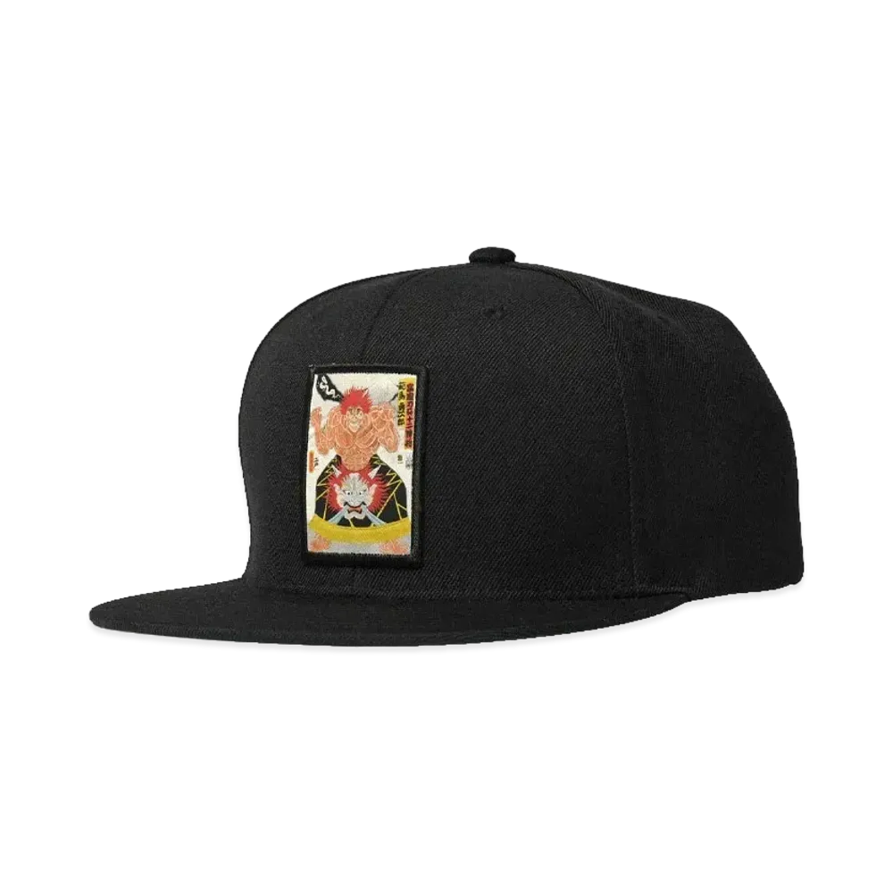 HOME GAME x グラップラー刃牙 x PANCRASE x THREE TIDES CAP "BLACK"