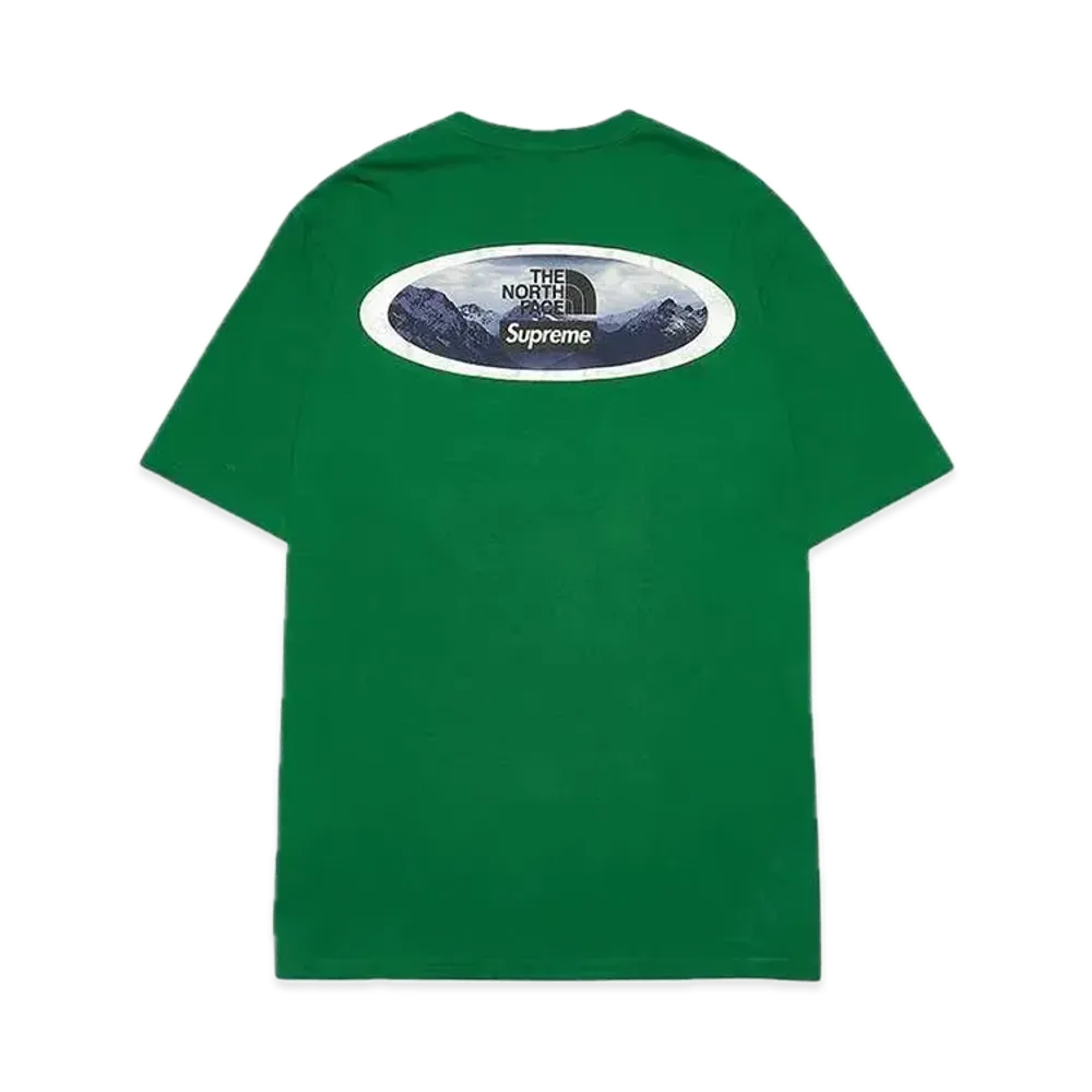 Supreme x The North Face Mountains Tee "Green"