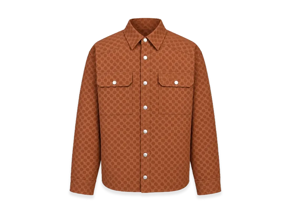 BREATH Faux Suede New Rich Shirt "Brown"