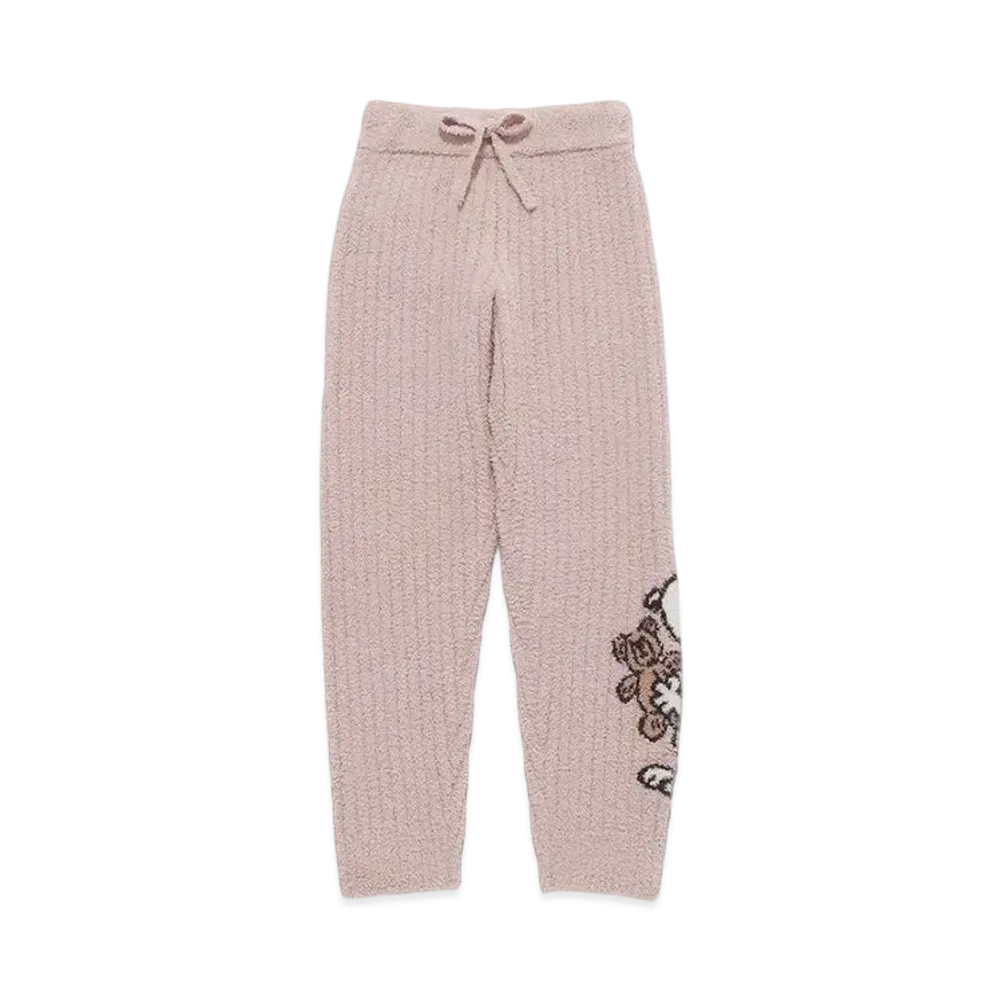 GELATO PIQUE x PEANUTS Junior Snoopy x Bear Jacquard Pullover & Long Pants Set "Pink"
