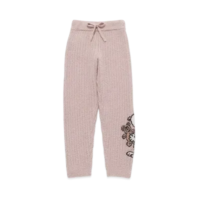 GELATO PIQUE x PEANUTS Junior Snoopy x Bear Jacquard Pullover & Long Pants Set "Pink"
