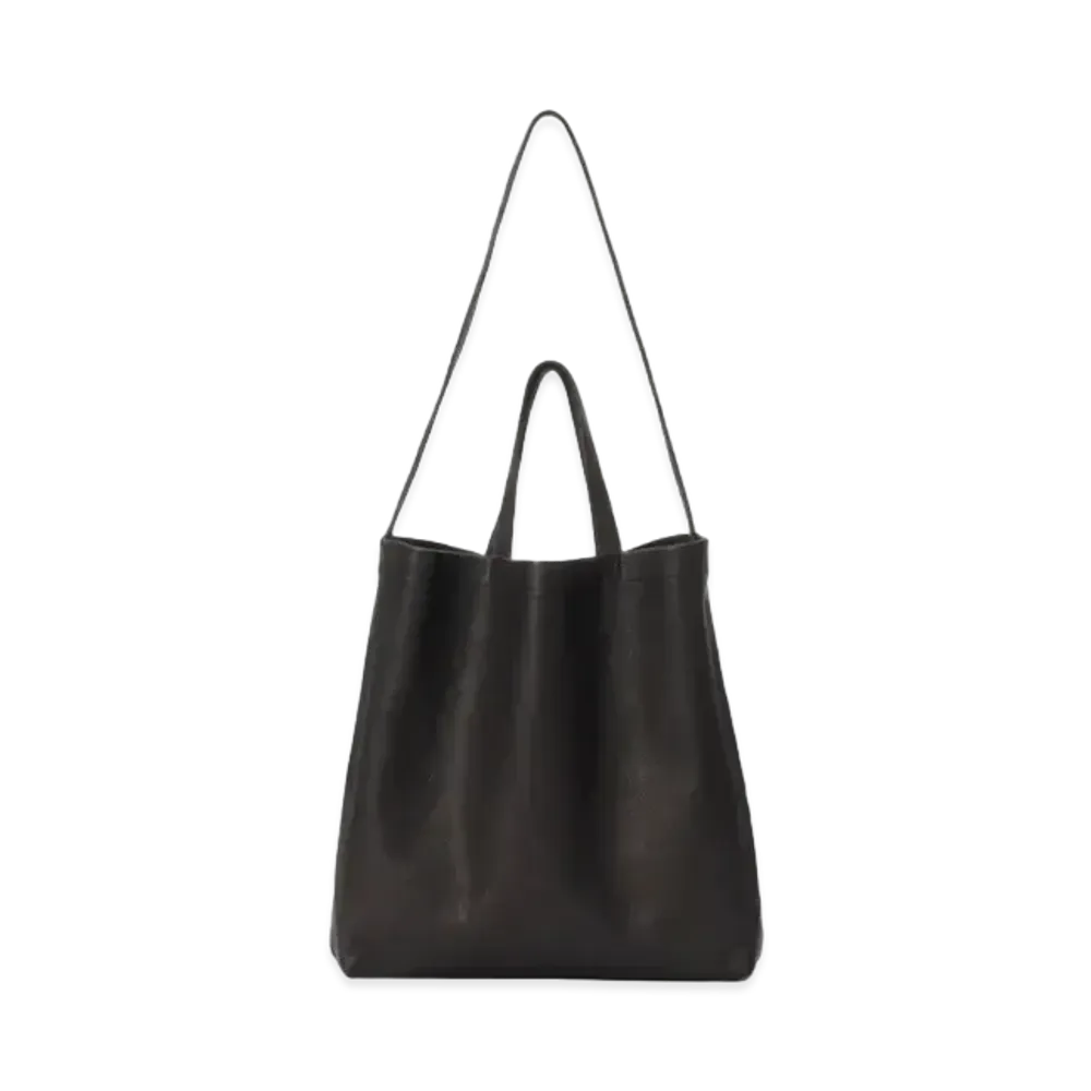 Aeta Double Faced Shoulder Tote M "Black"