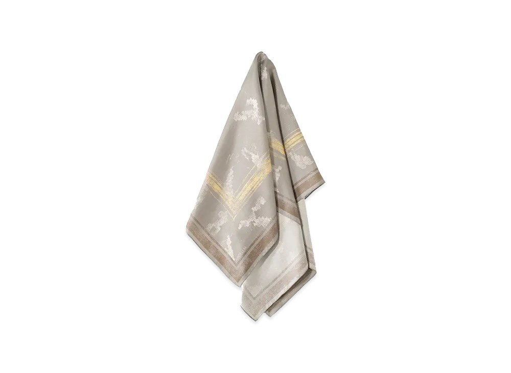 ANCELLM Silk Scalf "Gray"