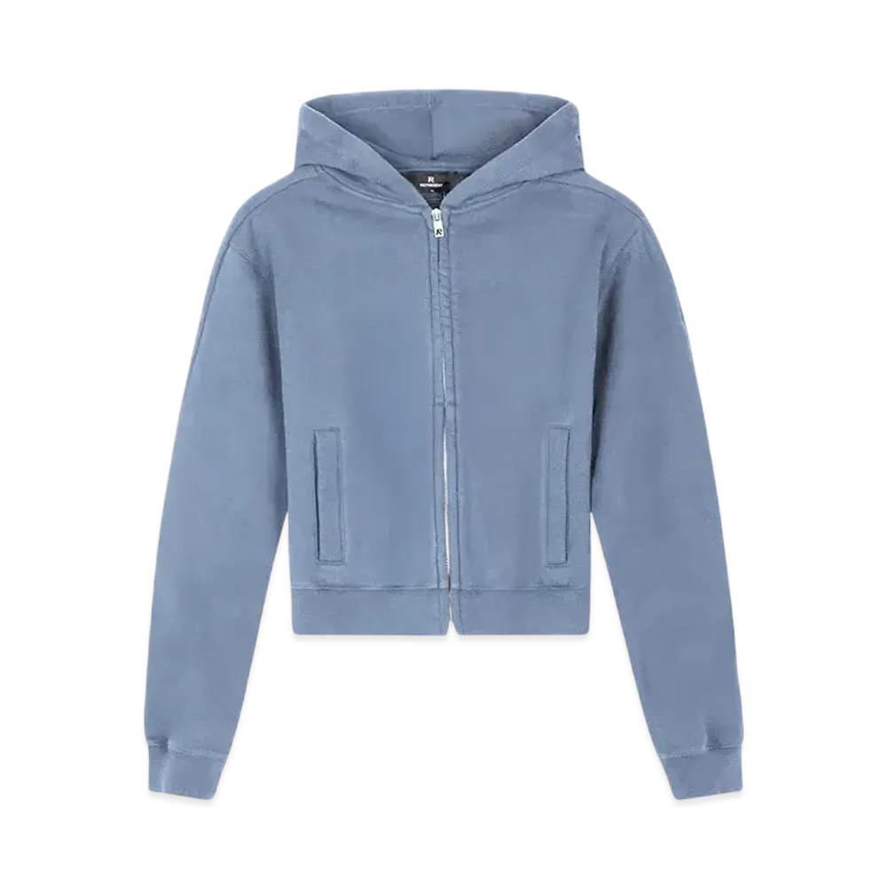 REPRESENT Owners Club Slim Zip Hoodie "Steel Blue"