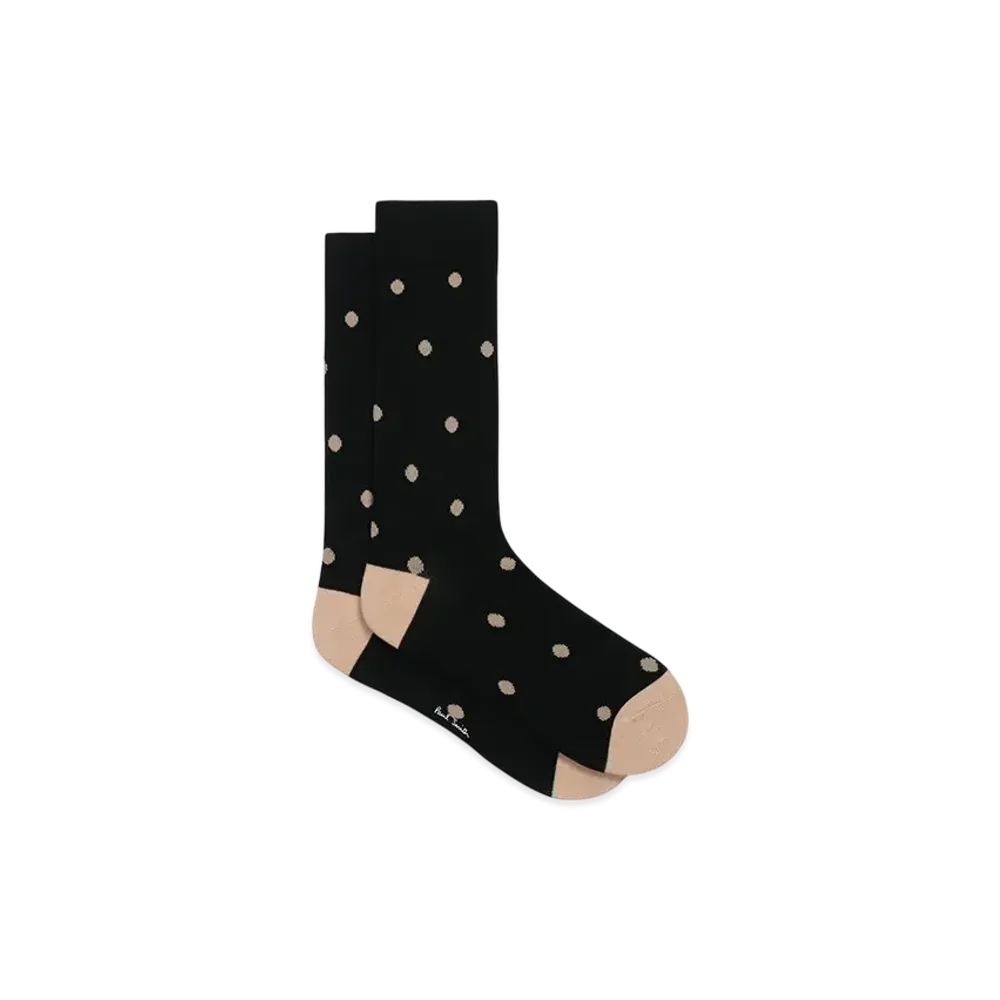 Paul Smith Polka Dot Socks "Black"