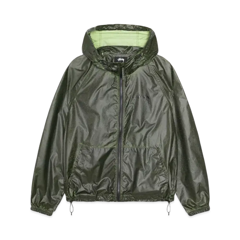 Stussy Beach Shell Cracked Ripstop "Green"