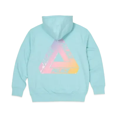 PALACE Ombre Tri-Ferg Hood "Crystalised Blue"