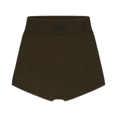 FEAR OF GOD ESSENTIALS Women's Rib Boy Short "Brown"