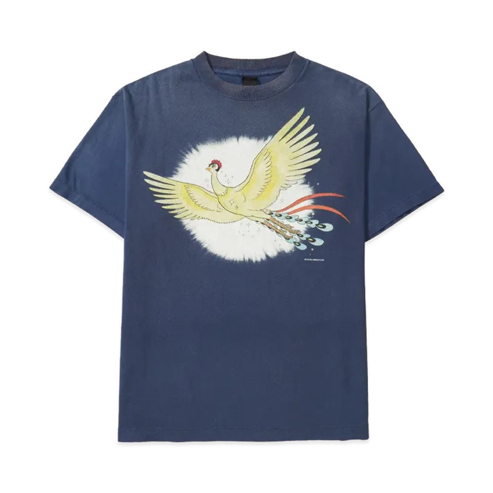 SAINT Mxxxxxx x Phoenix SS T-Shirt/Saint "Navy"