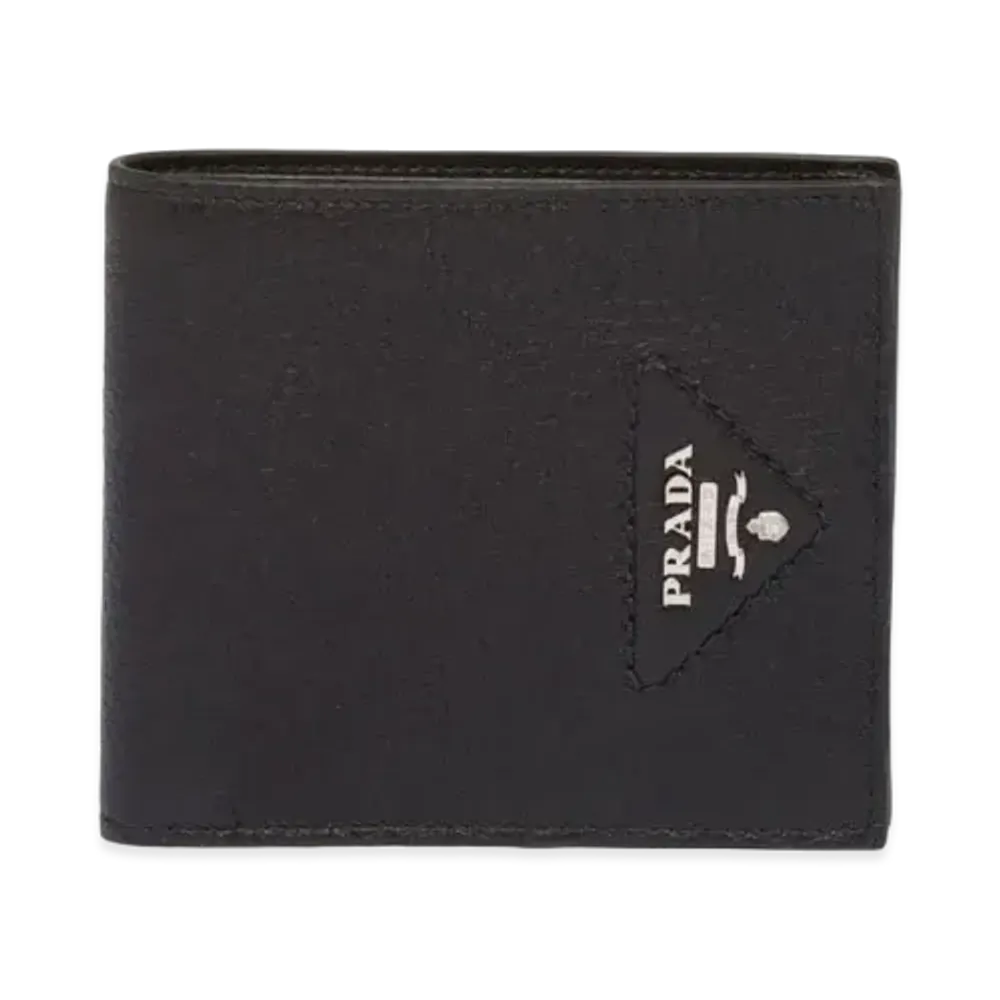 PRADA Leather Wallet "Black"