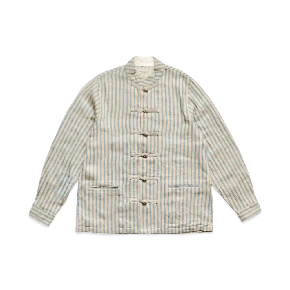 KAPITAL LINEN BLUES HIKOLI KUNG FU BLOUSON "Beige"