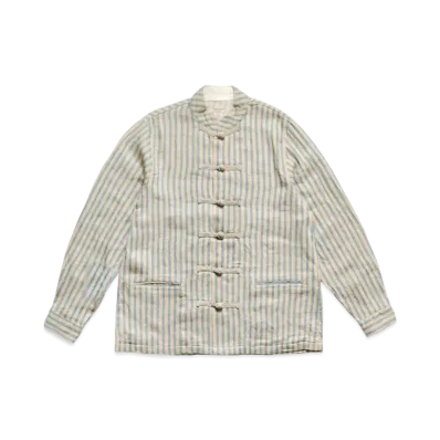 KAPITAL LINEN BLUES HIKOLI KUNG FU BLOUSON "Beige"