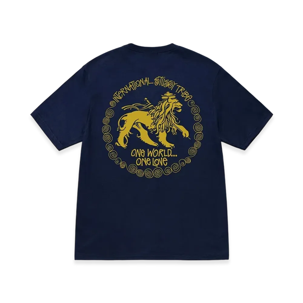 Stussy Ist Lion Tee "Navy"