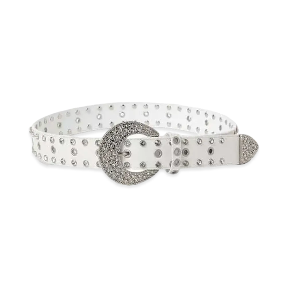 BEAMS FUTURE ARCHIVE Rstone Belt "White"