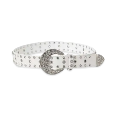 BEAMS FUTURE ARCHIVE Rstone Belt "White"