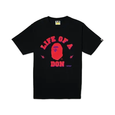 A BATHING APE X CACTUS JACK X DON TOLIVER TEE I "Black"