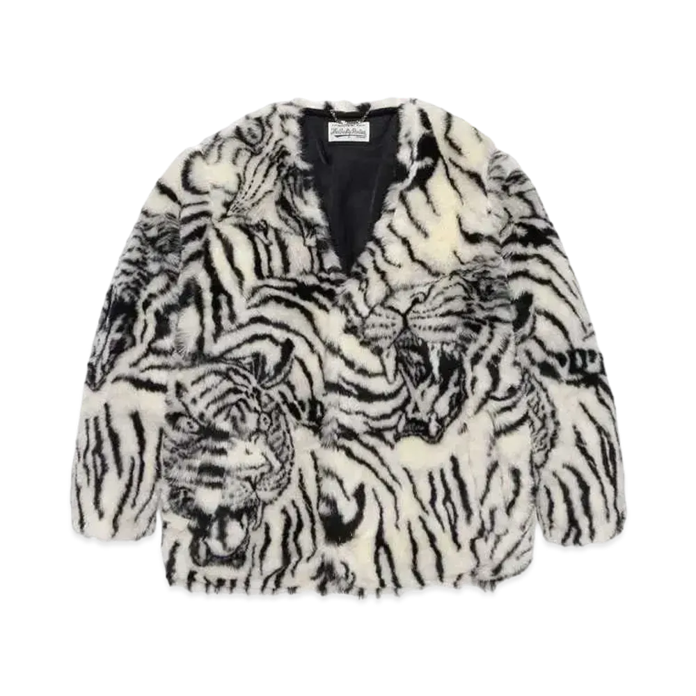 WACKO MARIA TIM LEHI / Fur Jacket "White"