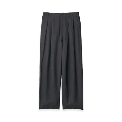 ssstein VIS/LI Bright Twill Wide Easy Trousers "Black"