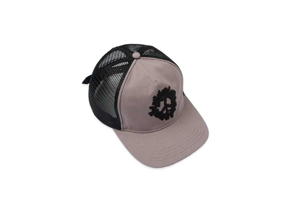 DENIM TEARS Peace Wreath Trucker Hat "Tan"
