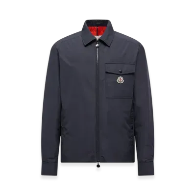 MONCLER Vigeon Down Shirt Jacket "Blue"