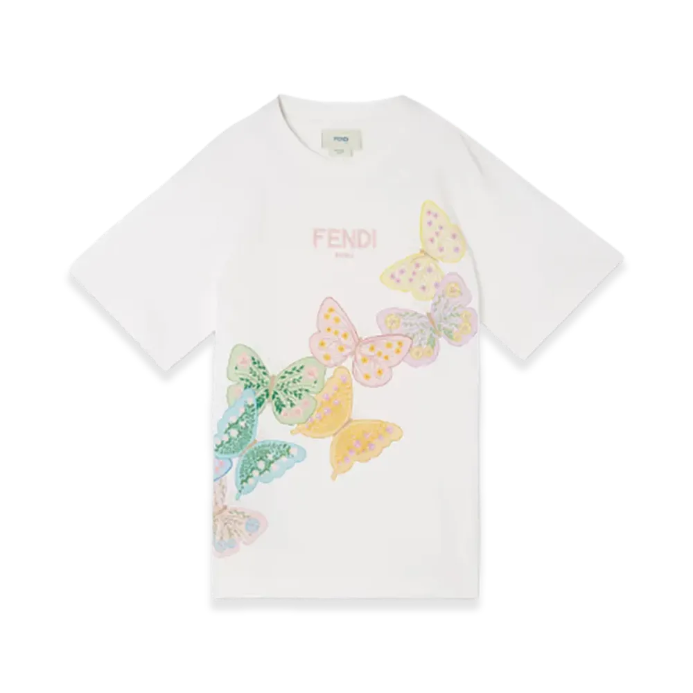 FENDI Kids T-Shirts "Chalk"