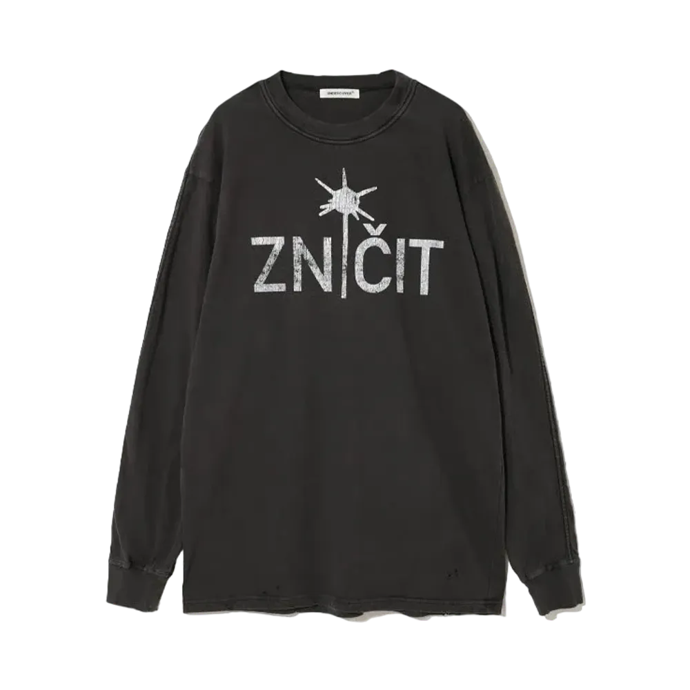 UNDERCOVER Cotton Long Sleeve T-Shirt "Charcoal"