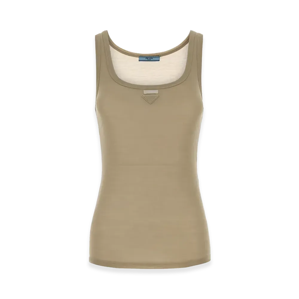 PRADA Women's Tank Top "Beige"