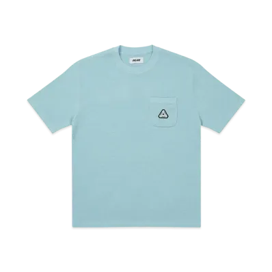 PALACE WAFFLE OVERLOCK T-SHIRT "Light Blue"