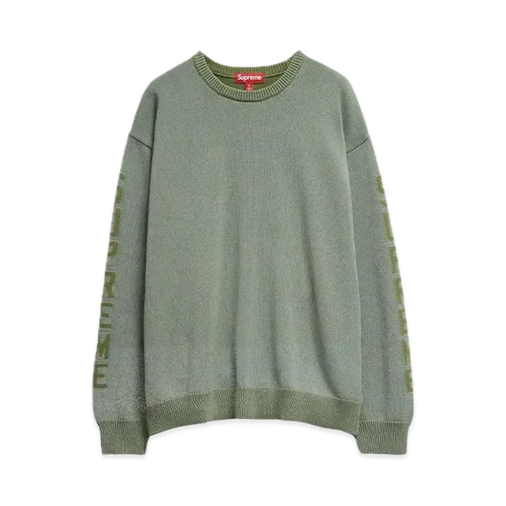 Supreme Reflective Sweater "Olive"