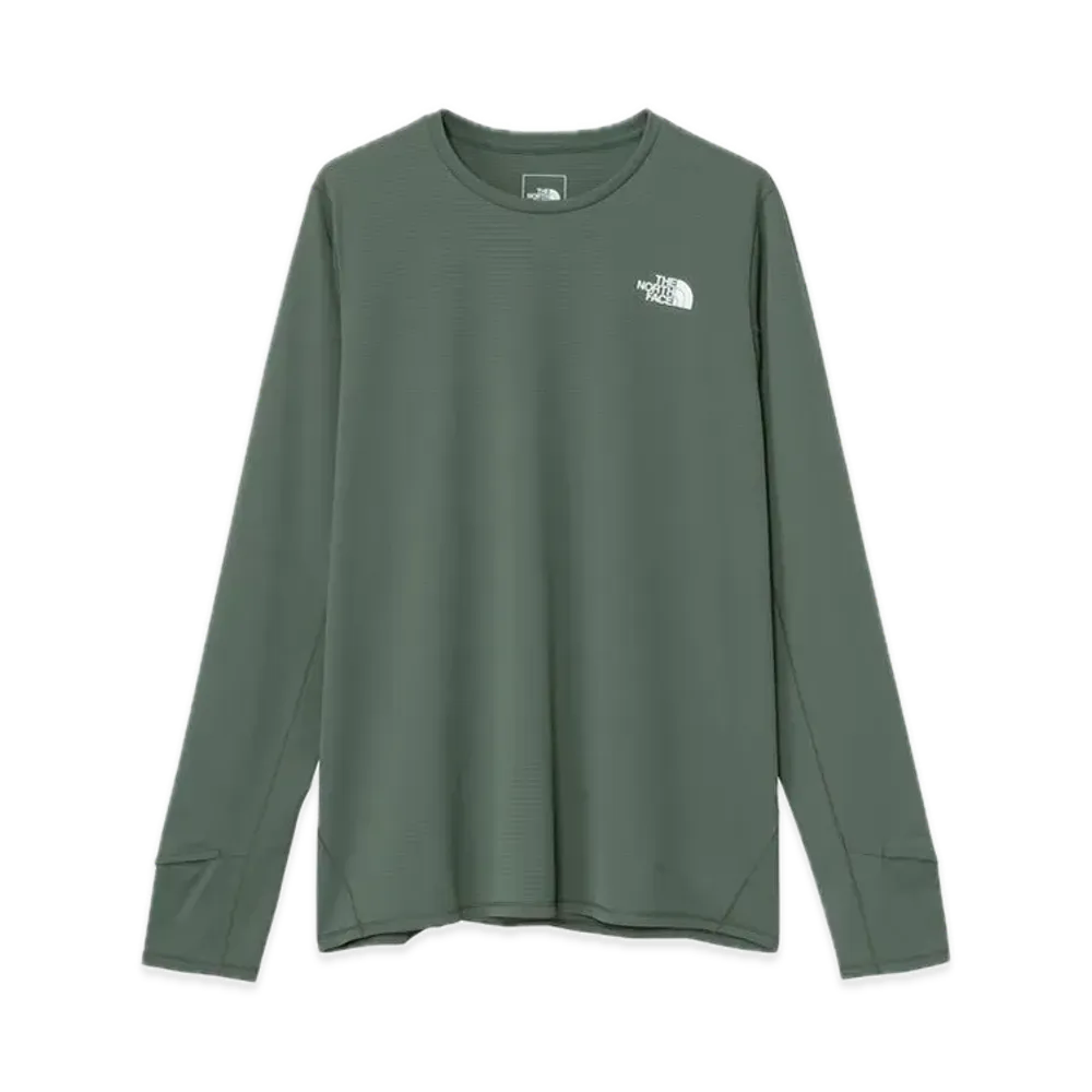 The North Face Long Sleeve Breeze Range Run Crew "Duck Green"
