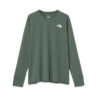 The North Face Long Sleeve Breeze Range Run Crew "Duck Green"