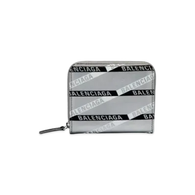 BALENCIAGA Everyday Monogram Daily Wallet "Black"