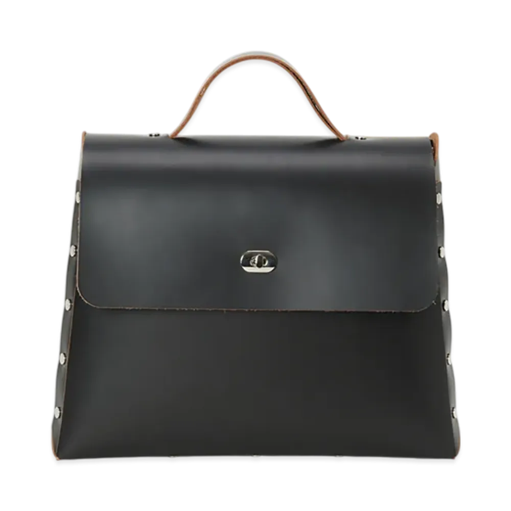 Hender Scheme Assemble Hand Bag Flap L "Black"